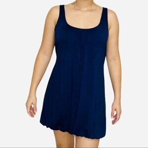 Velvet Blue Casual Sleeveless Shift Dress size S